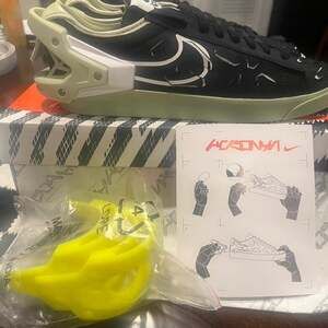 Nike ACRONYM Blazer Low Black Olive Aura
